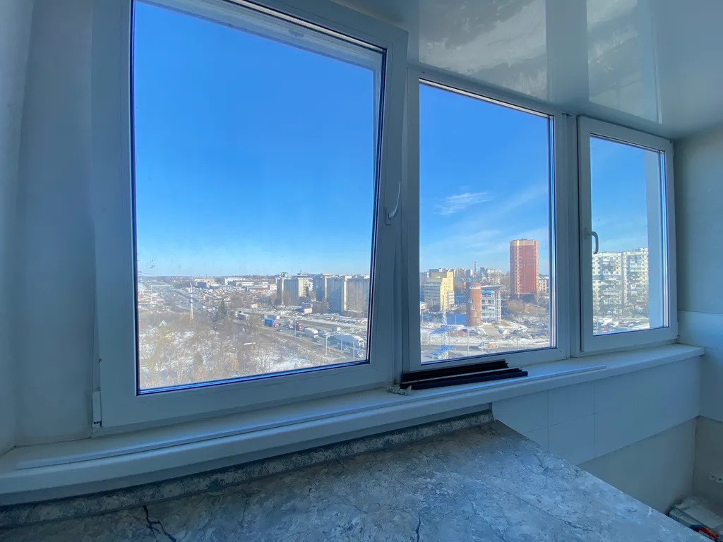 Евро-двушка в Октябрьском районе с красивым видом на город