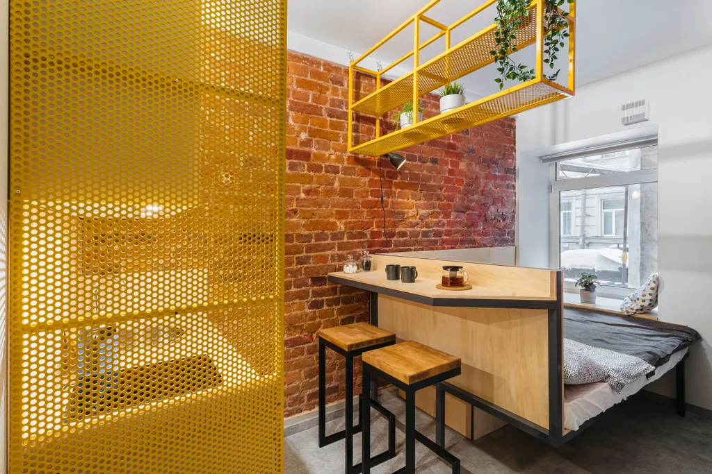 Квартира Квартира Смарт-студия у метро Василеостровская — Санкт-Петербург