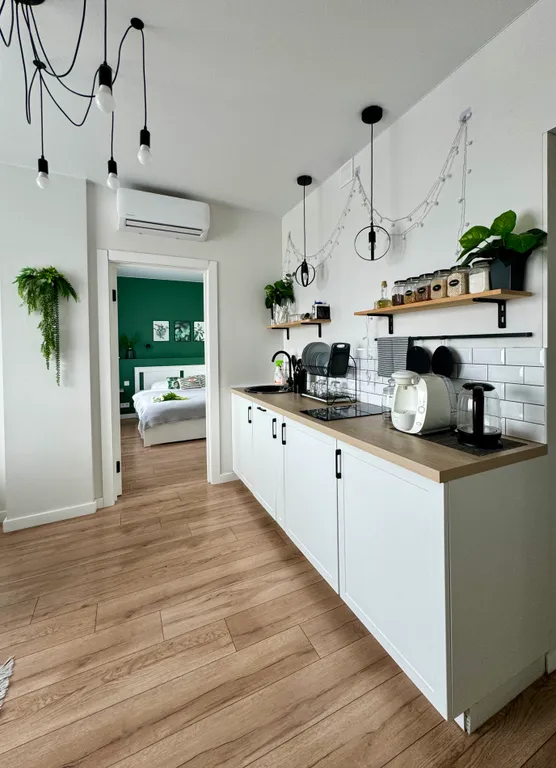 Зелёная квартира с потрясающим видом на город и реку Двину