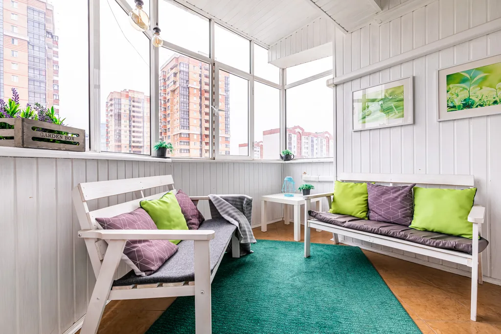 Уютная большая квартира с балконом для приятных вечеров