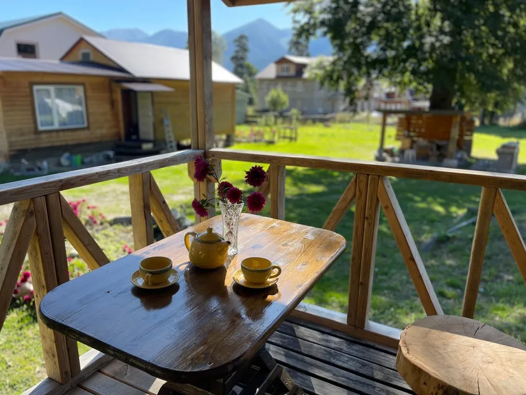 Домик с верандой