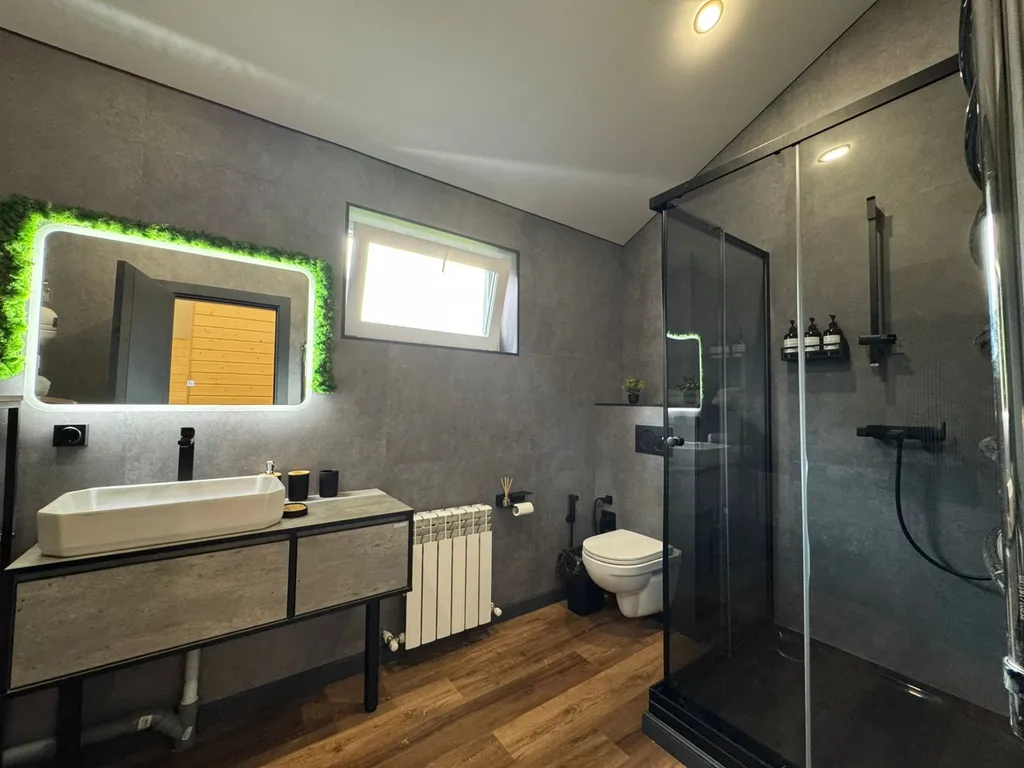 Барнхаус Na_Holme RentPlaza с баней и бассейном