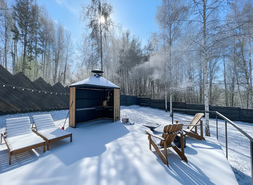 Барнхаус с финской сауной