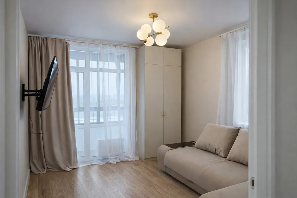 Продуманная 2-х комнатная квартира с ванной