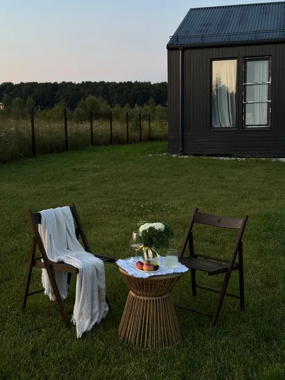 Побег из города, дом с сауной и камином