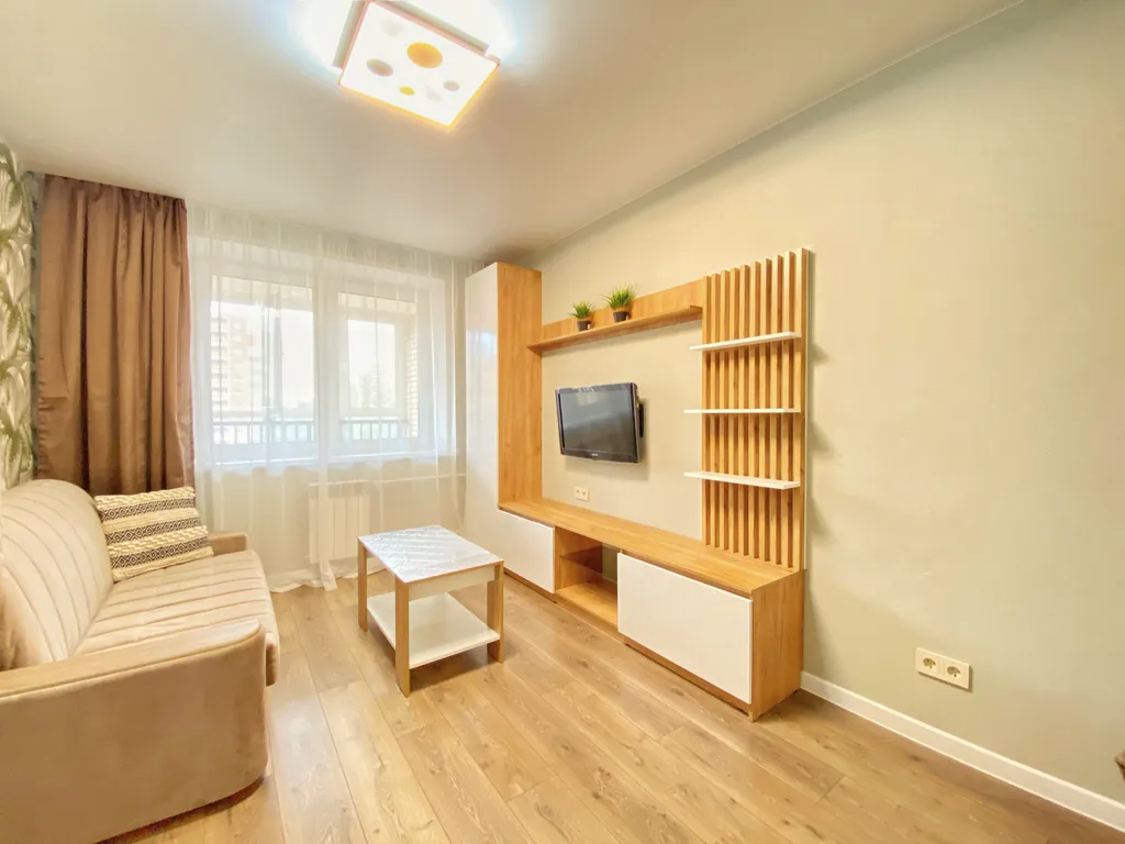 Уютная 1к квартира Апарт-Комфорт в новом ЖК, балкон с чил-зоной