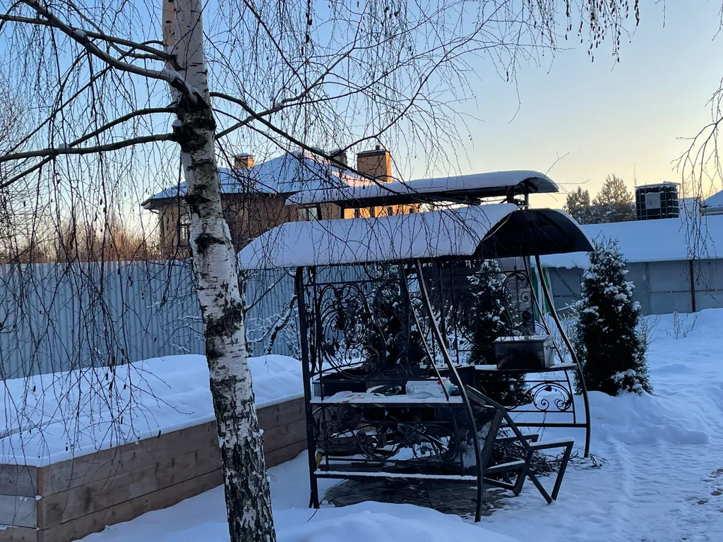 Дом из бревна с русской баней