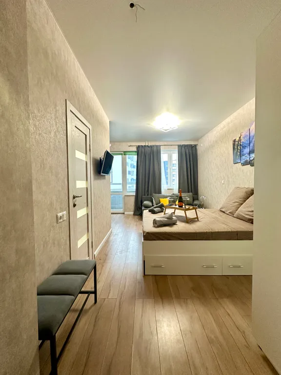 Квартира Студия с дизайнерским ремонтом — аренда посуточно в Долгопрудный