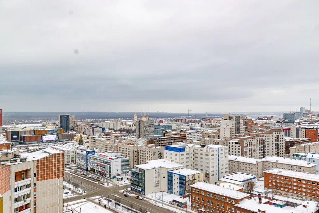 Шикарный вид с 22 этажа на эспланаду | центр | отчетные документы