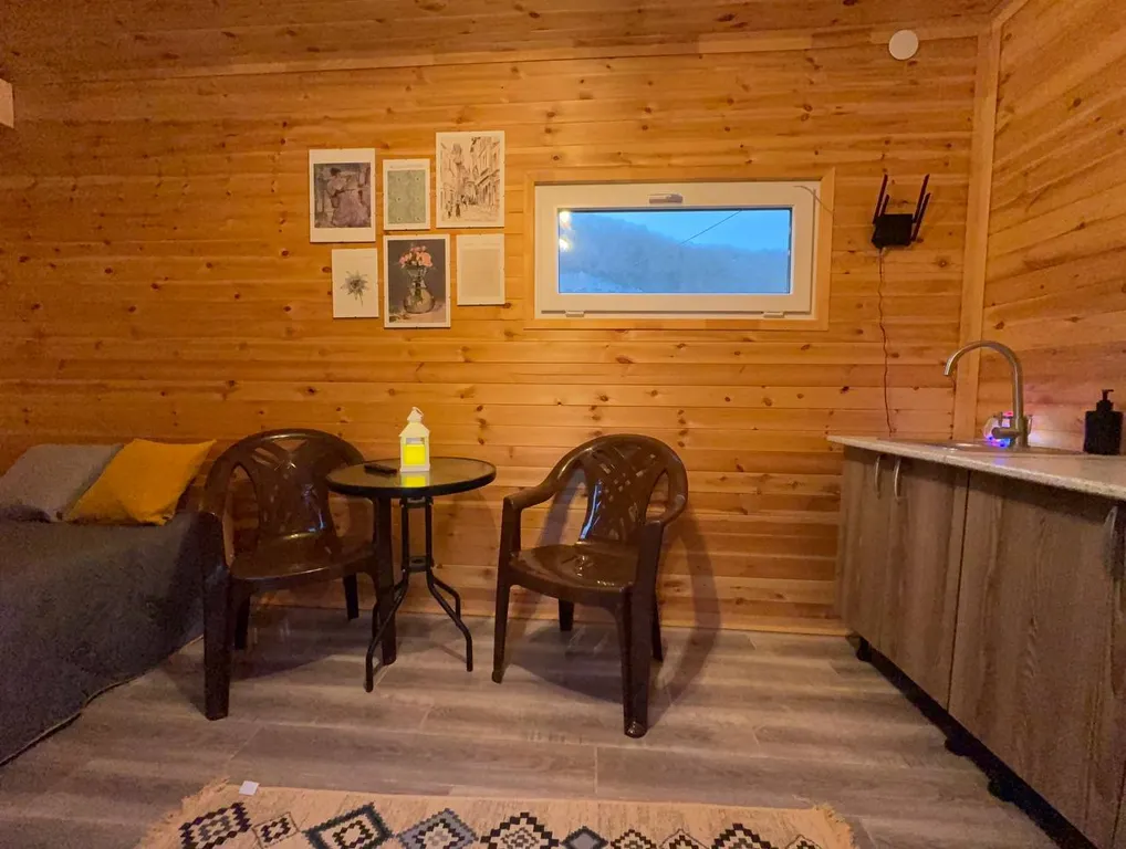 Коттедж Комфортабельный эко-домик розмарин в горах у моря — Прасковеевка