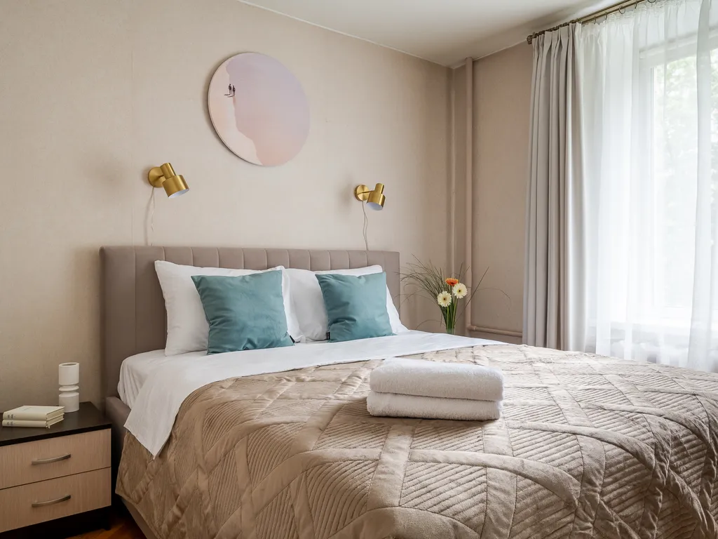 Квартира 2-комнатная квартира Kvart-Hotel метро Белорусская — Москва