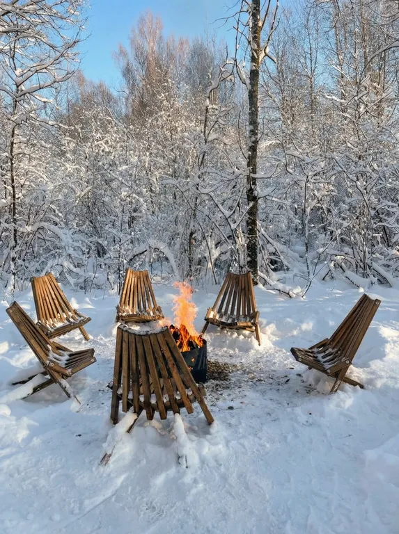 Домик A-Frame с купелью 60 м2