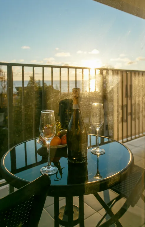 Квартира Просторный апартамент с балконами видом на море — аренда посуточно в Дагомыс