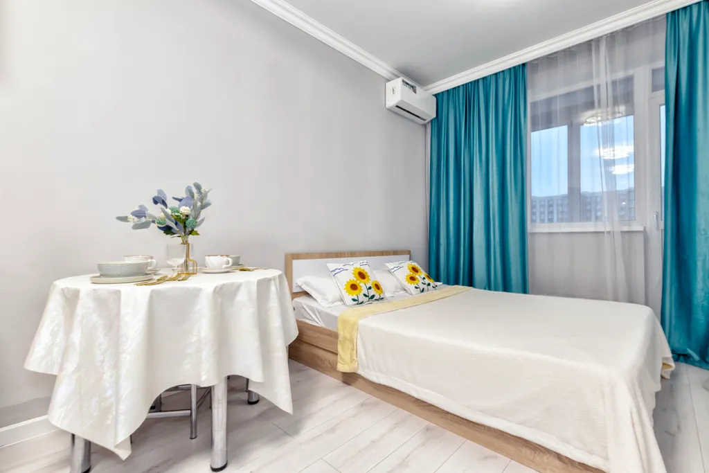 Квартира Тёплая и чистая однушка в комплексе Коркем-4 — аренда посуточно в Астана (Нур-Султан)