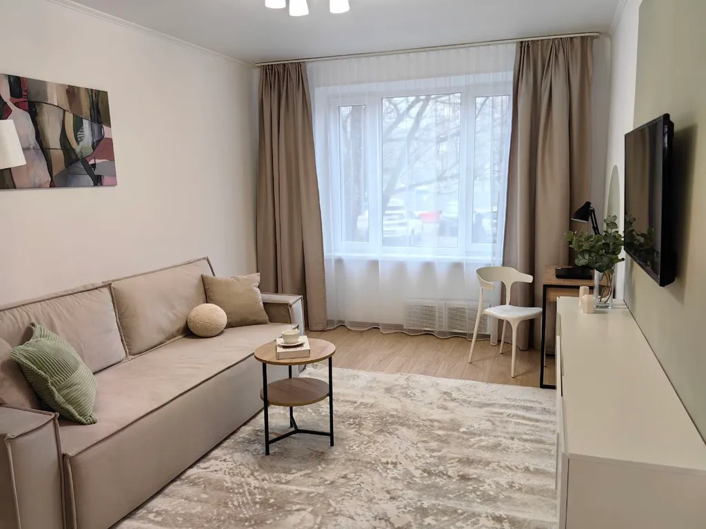 Квартира 3-комнатная квартира для 6 гостей с бесплатной парковкой в 15 минутах от центра — Москва