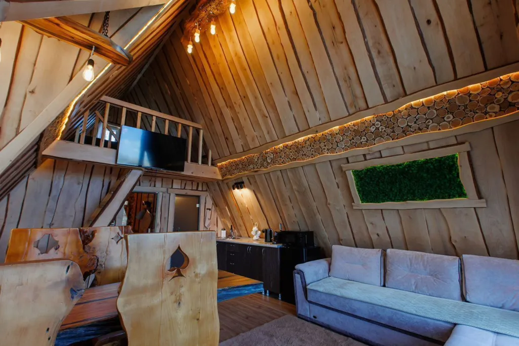 Коттедж Дом с баней и чаном с видом на озеро — Лабинск