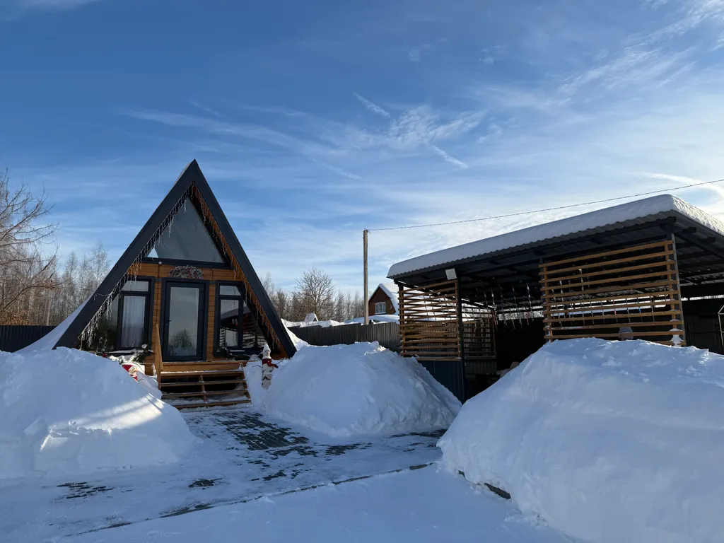 Домик у леса с чаном