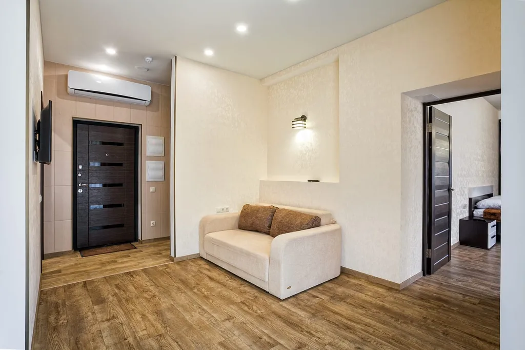 Апартамент с отдельной спальней и террасой вид на горы