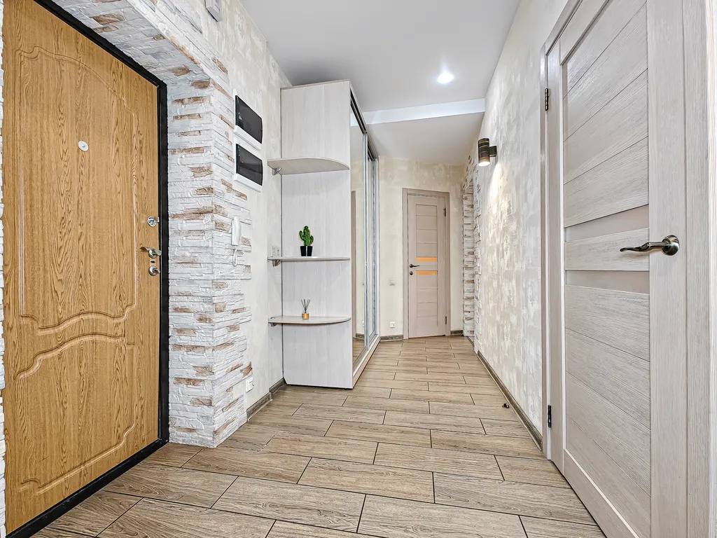 Евротрёхкомнатная квартира с балконом для 6 гостей