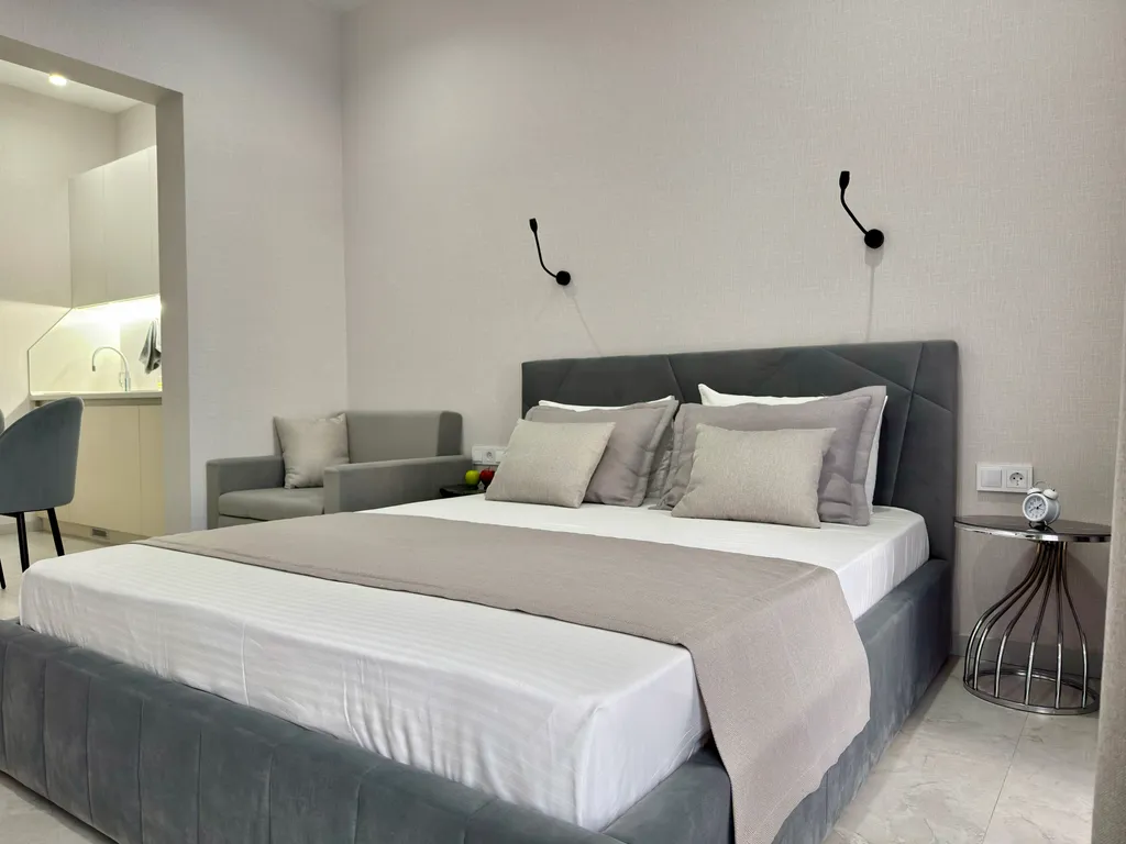 Квартира Квартира Люкс с видом на море и реку с балконом — Лазаревское