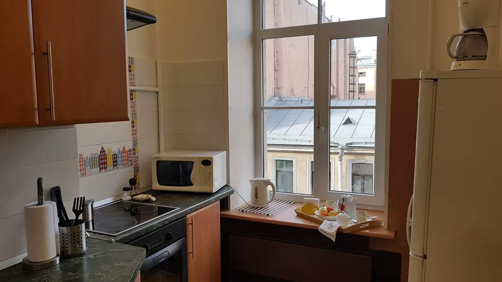 Квартира Квартира в 1 минуте от Невского проспекта, 2 спальни и вид на крыши — Санкт-Петербург