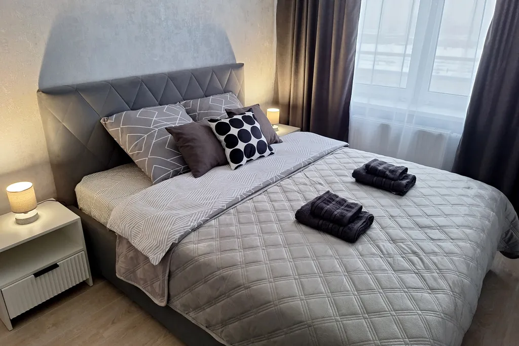 Уютная 2-комнатная квартира в ЖК Красное яблоко — аренда посуточно в Пермь