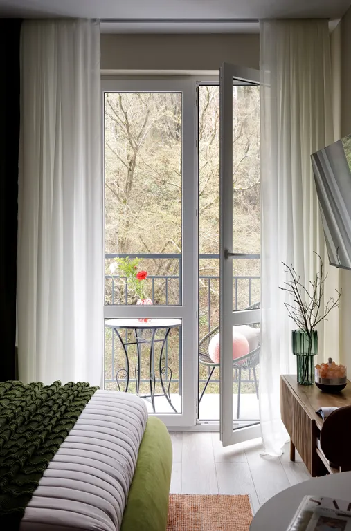 Уютная студия с балконом в Сочи