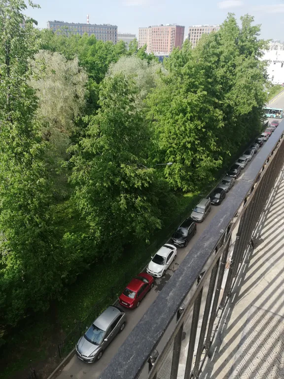 Квартира у метро Приморская с видом на парк и Васильевский остров