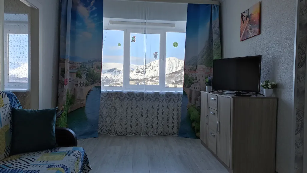 Уютная видовая квартира рядом с горнолыжкой