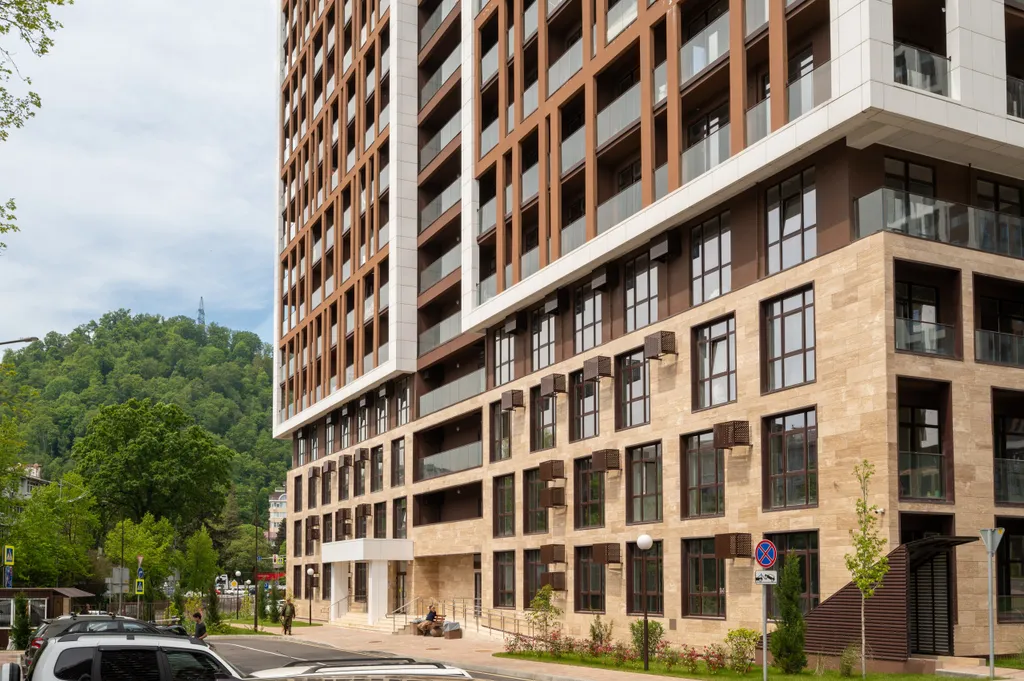 Стильная студия с видом на горы