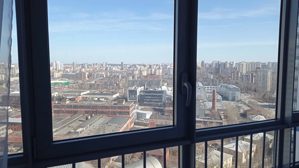 Квартира с видом на центр города рядом с ТЦ Мега