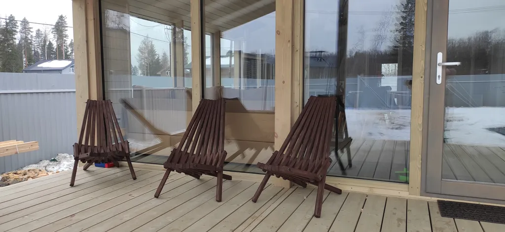 Уютный дом с печью-камином