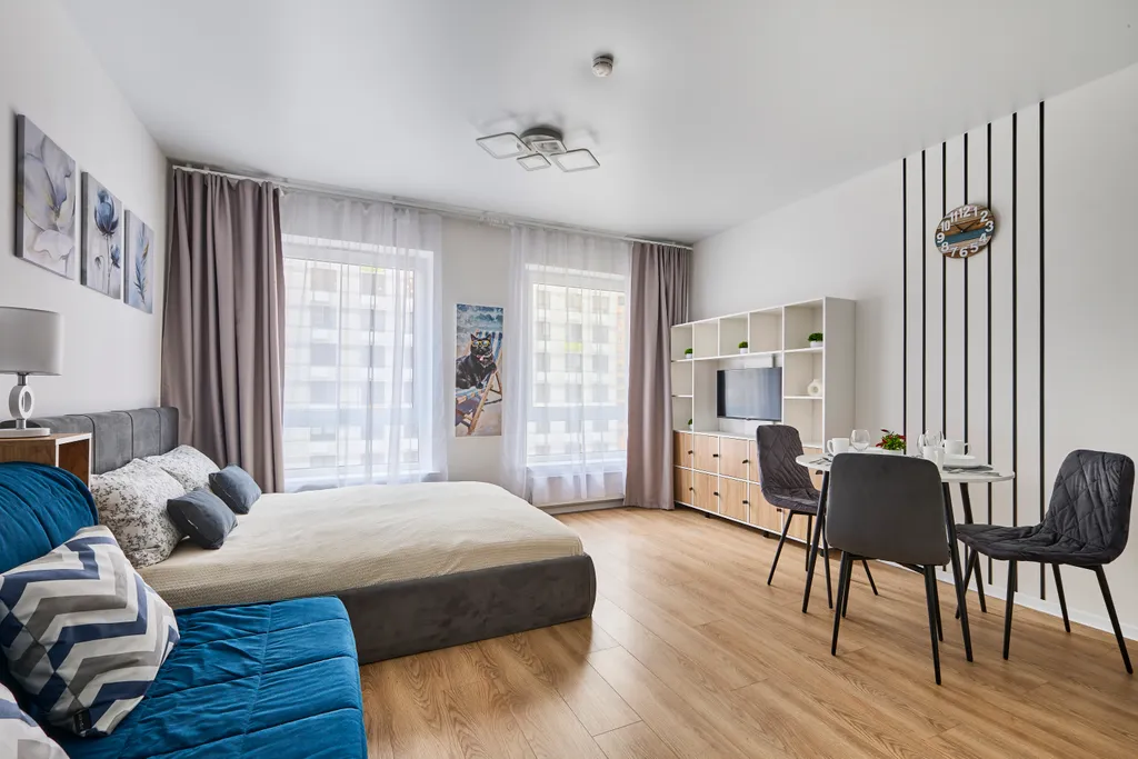 Просторная семейная студия у метро Потапово