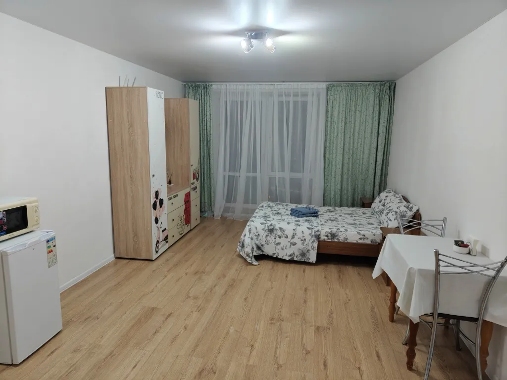 Просторная студия с шикарным видом на город