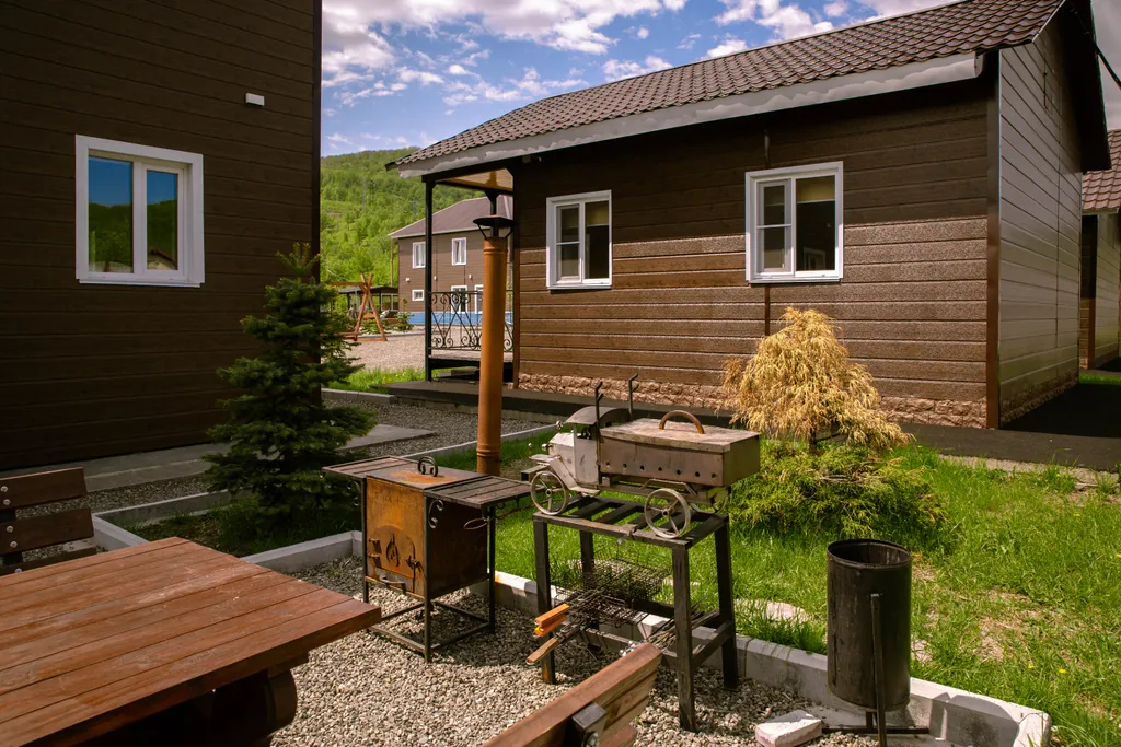 Двухместный коттедж с видом на горы