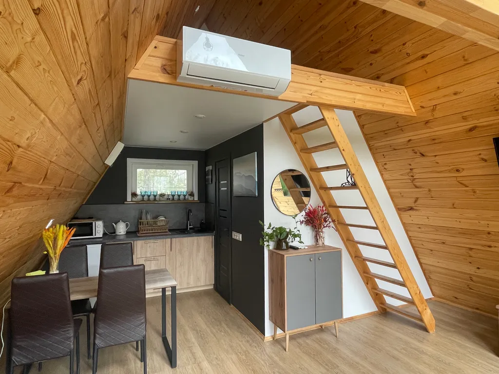 Уютный дом А-фрейм На воздухе