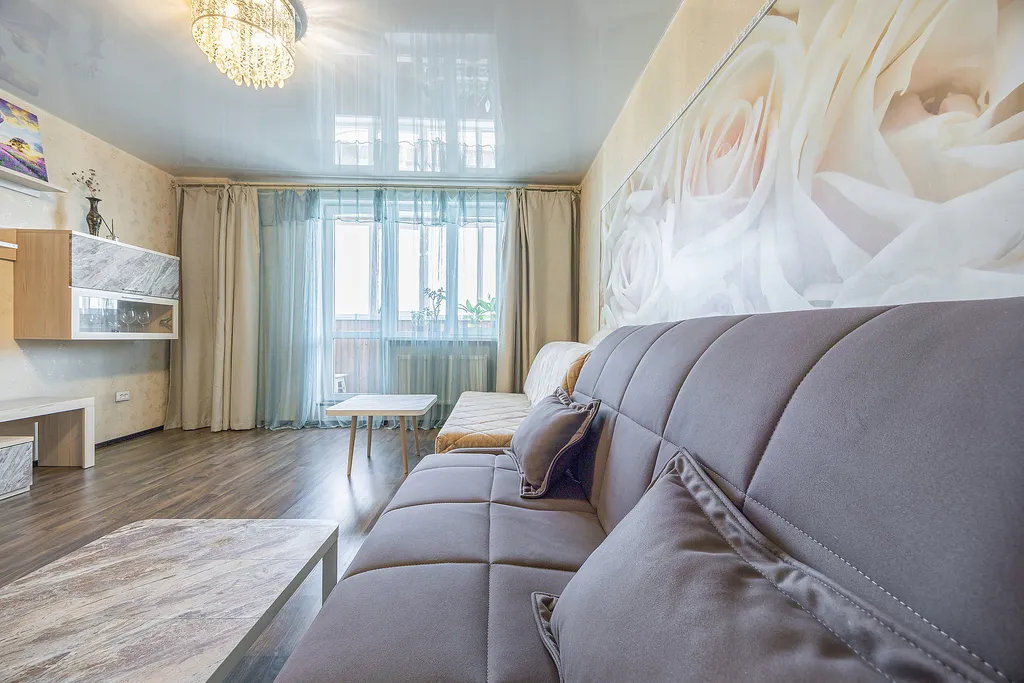 Трёхкомнатная квартира у аквапарка