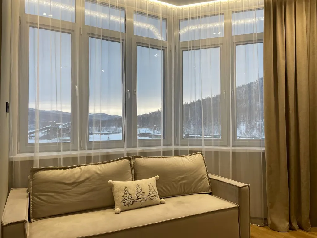 Квартира Стильная и современная квартира-студия с тёплым паркингом — Шерегеш