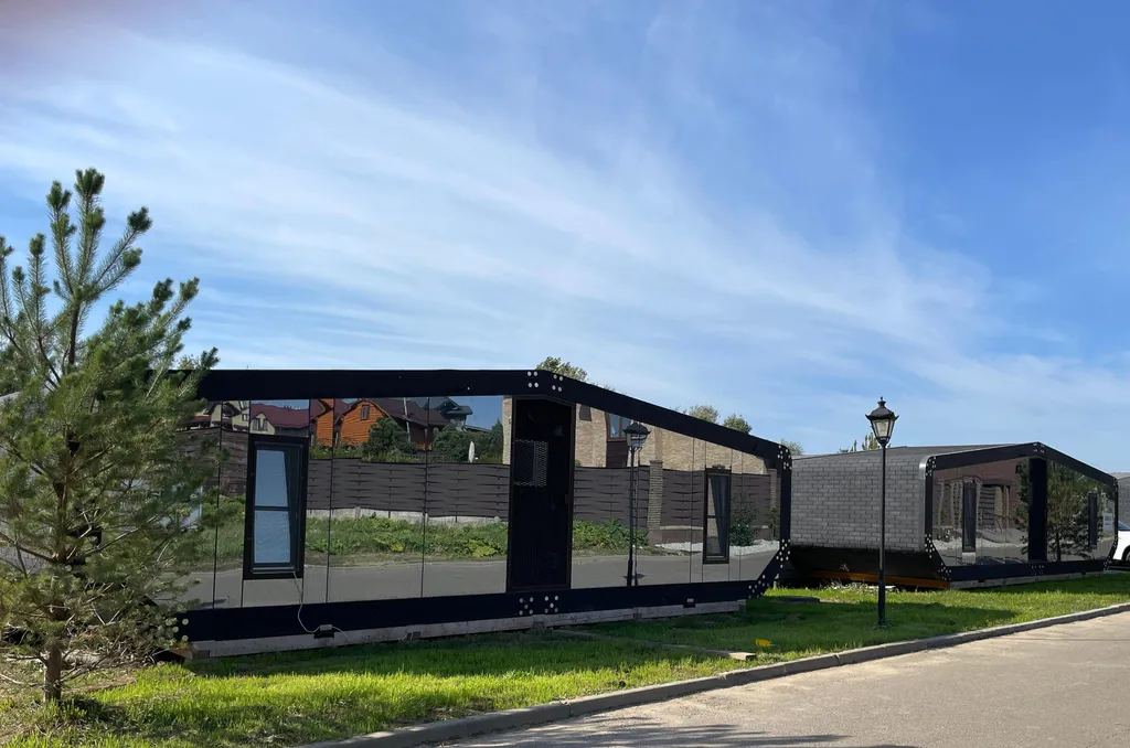 Эко-дом с горячей джакузи и профессиональным грилем на террасе