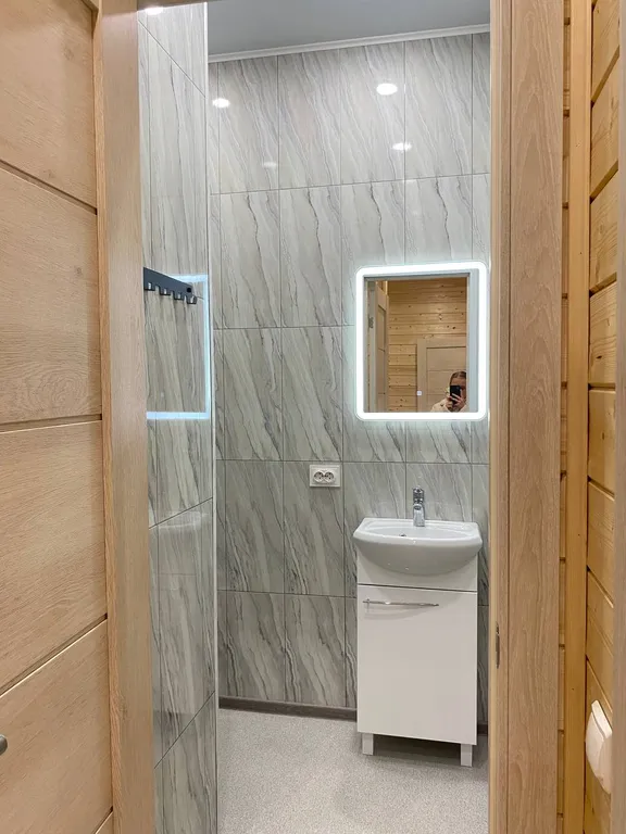 Коттедж Новый коттедж с русской баней на дровах — Тосно