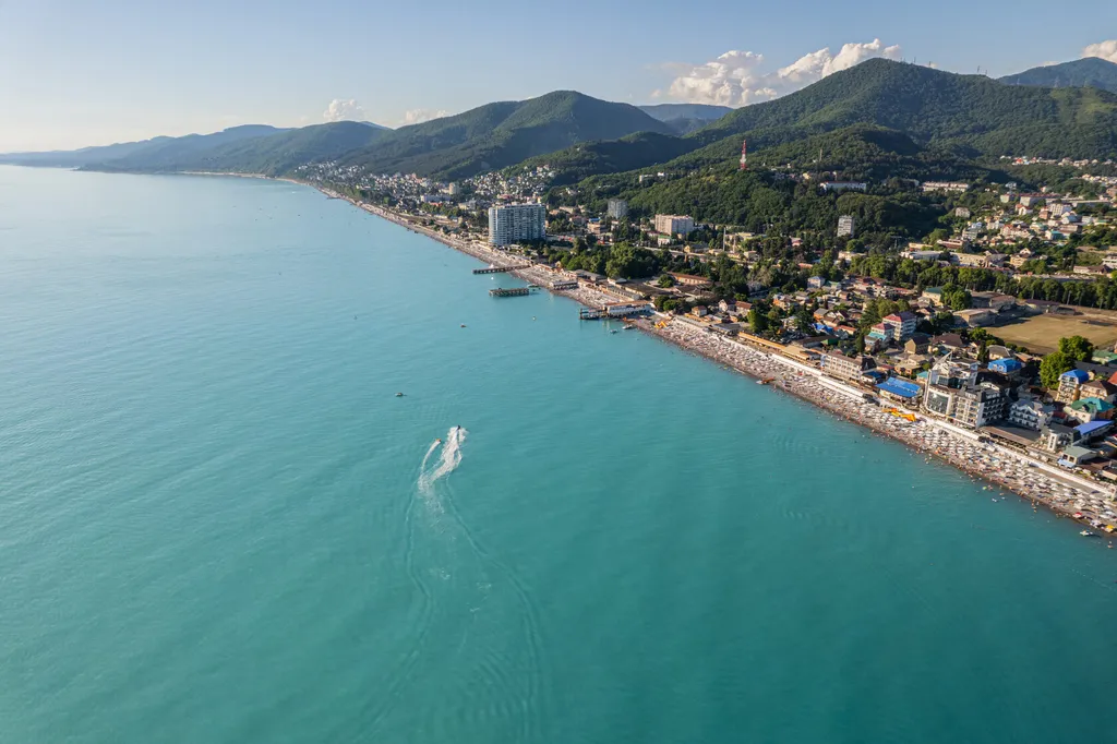 Квартира Квартира Евродвушка с видом на Горы — Лазаревское