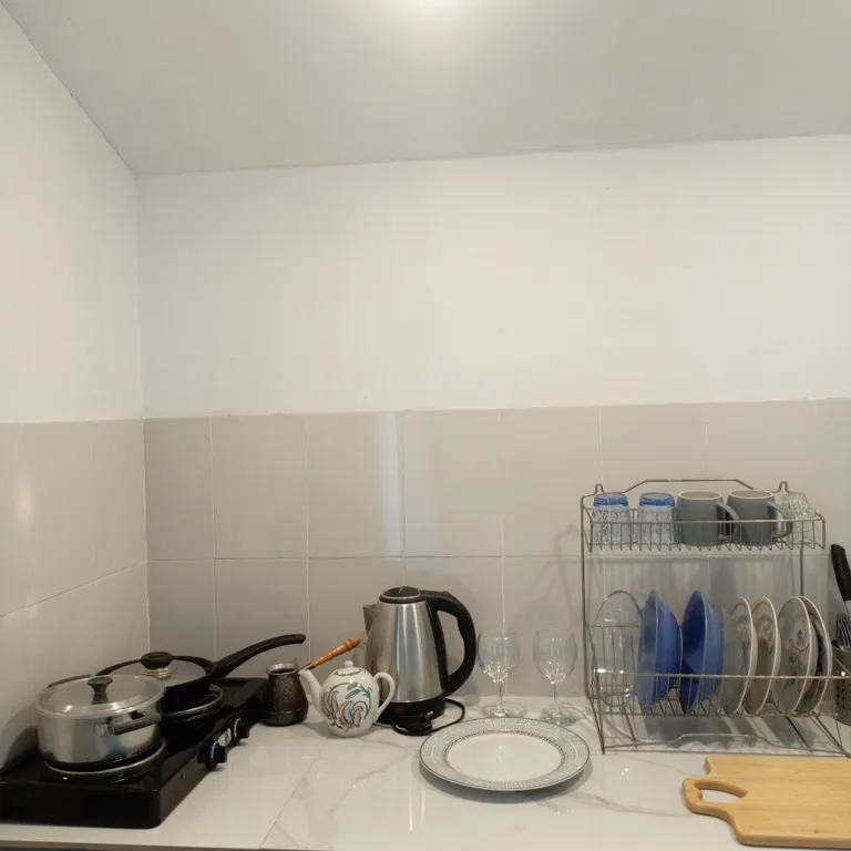 Чистая студия с евро ремонтом и красивым видом на горы