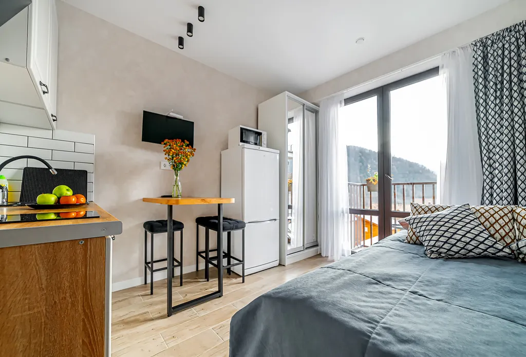 Квартира Студия 22 с видом на горы — аренда посуточно в Красная Поляна