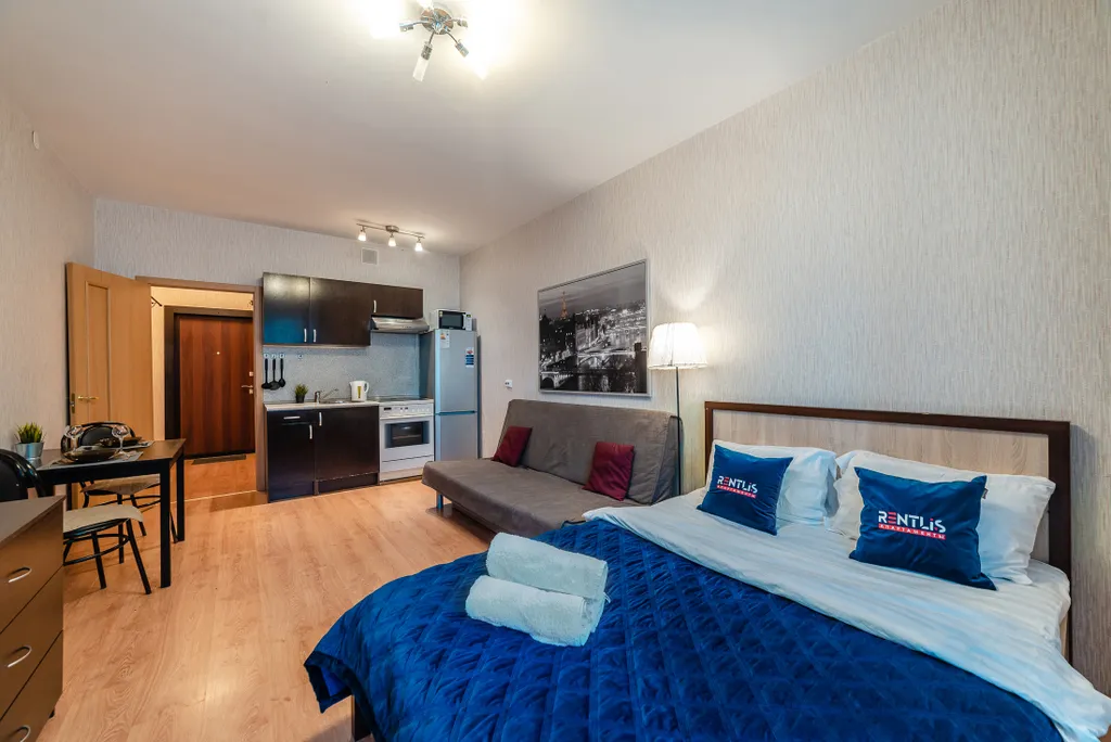 Квартира Уютная студия в 20-ти минутах езды от центра — аренда посуточно в Реутов