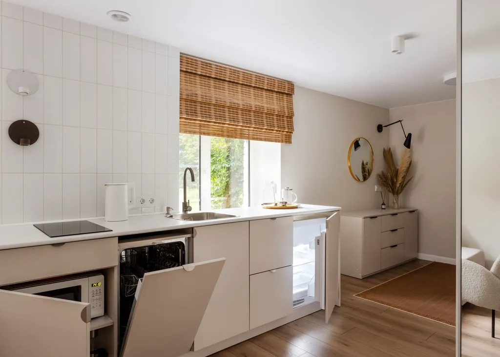 Уютная студия с дизайнерским ремонтом