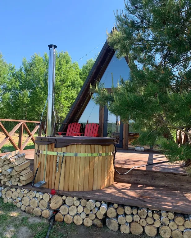 Коттедж Дом №4 шале у сосны — аренда посуточно в Козельск