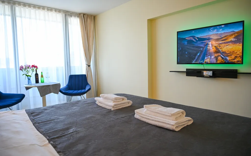 Квартира Квартира Студия 27 этаж | Первая линия | Панорамный вид на море и горы — Батуми