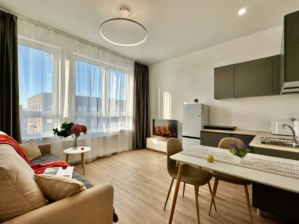 Студия с ремонтом