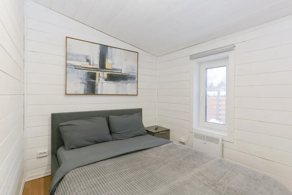 Скандинавский уютный домик с баней Око в черте города