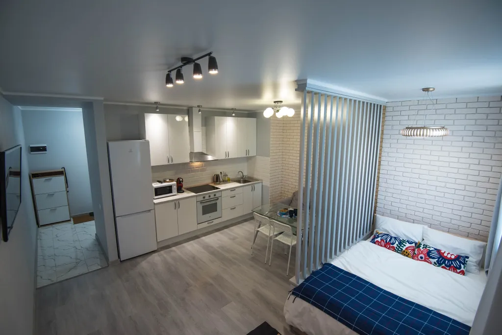 Просторная студия на 23 этаже с видом на Дон